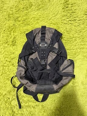 Vintage Y2K Oakley Software Icon Backpack Black Grail Bag
